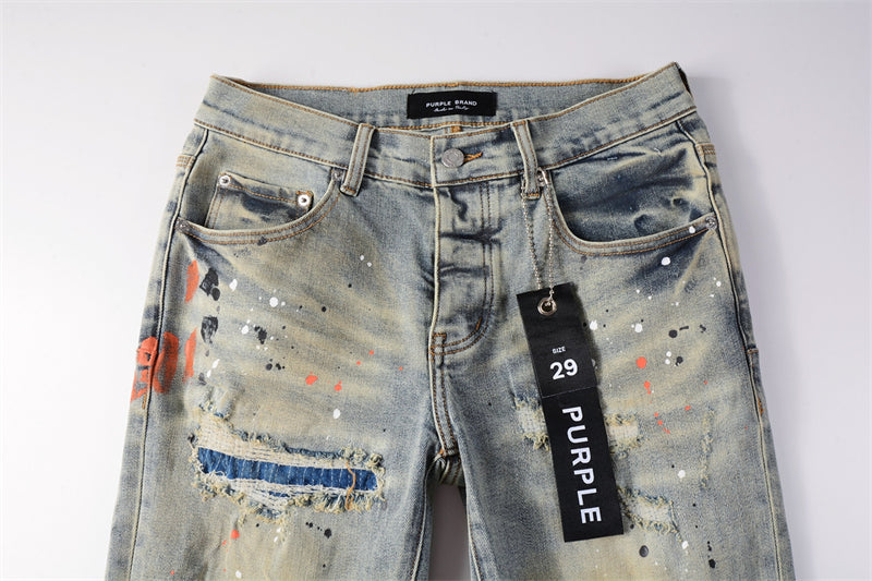 PURPLE  Fashion Jeans 9071