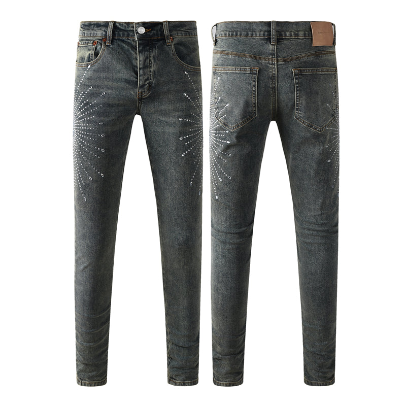 PURPLE  Fashion Jeans 9122