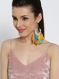 Blueberry multicoloured tassel earrings-onesize-multi