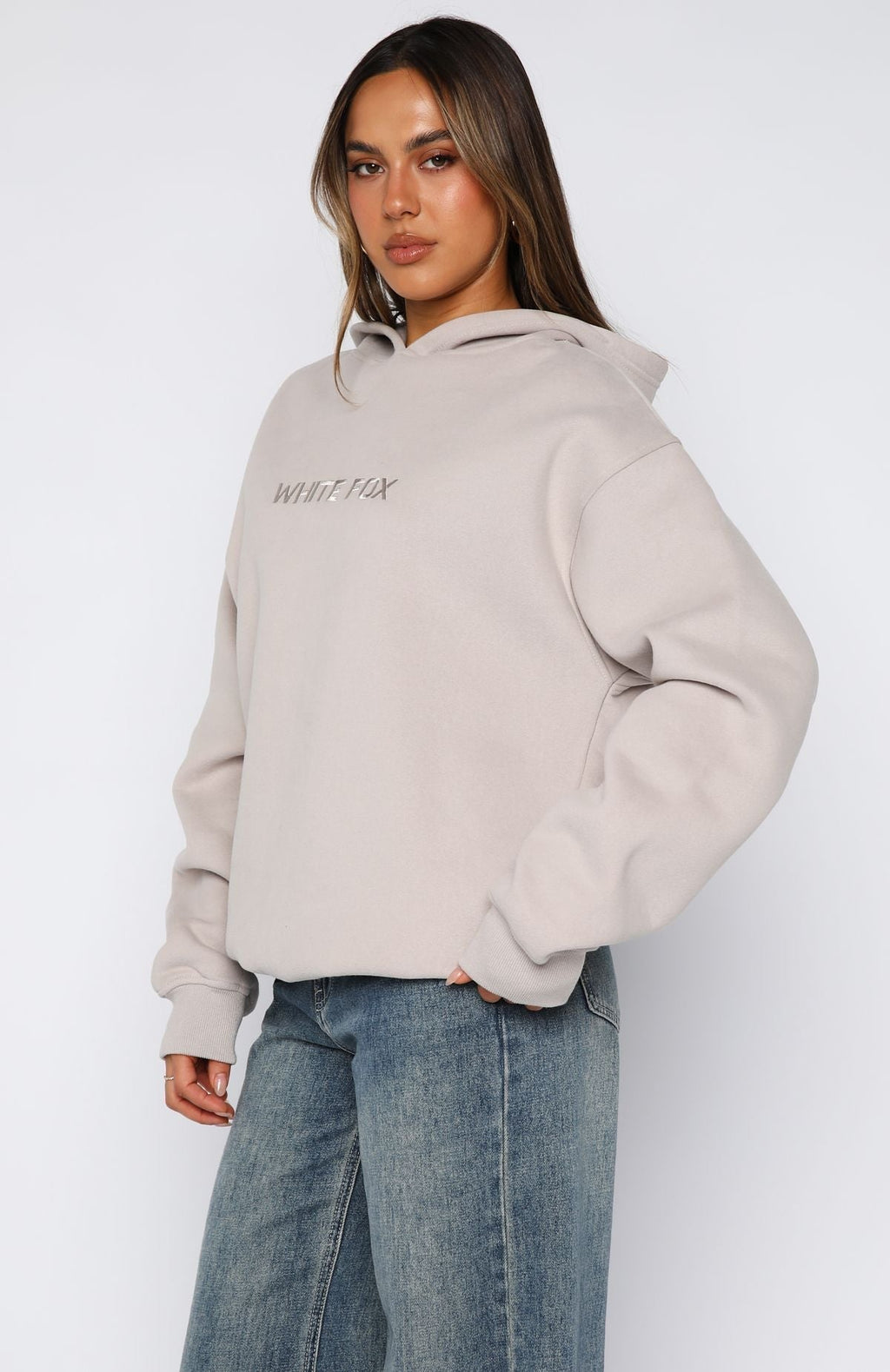Stay Lifted Oversized Hoodie Moon