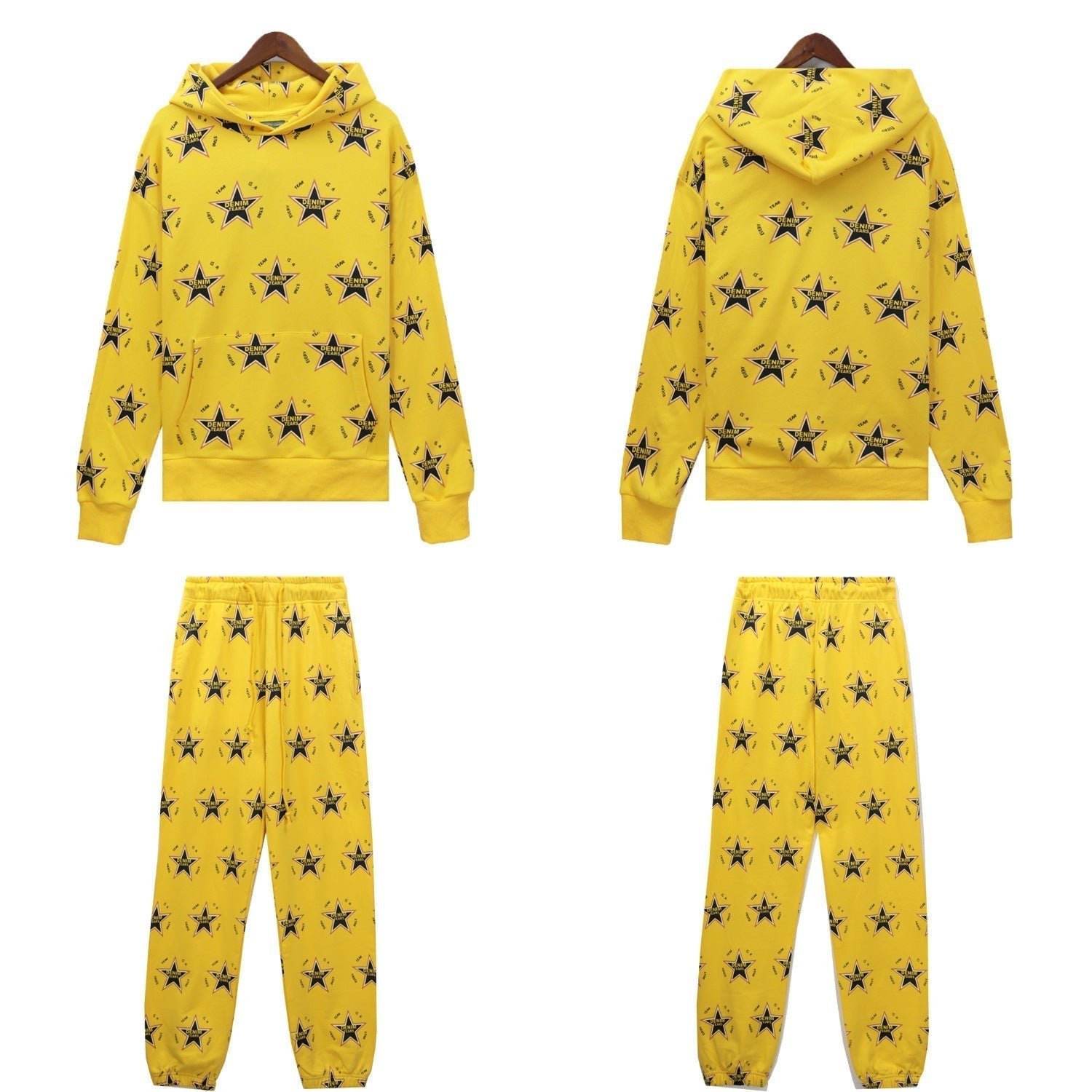 Denim Tears Men's Outfit: Hoodie/Pants (Separate Purchase Options)