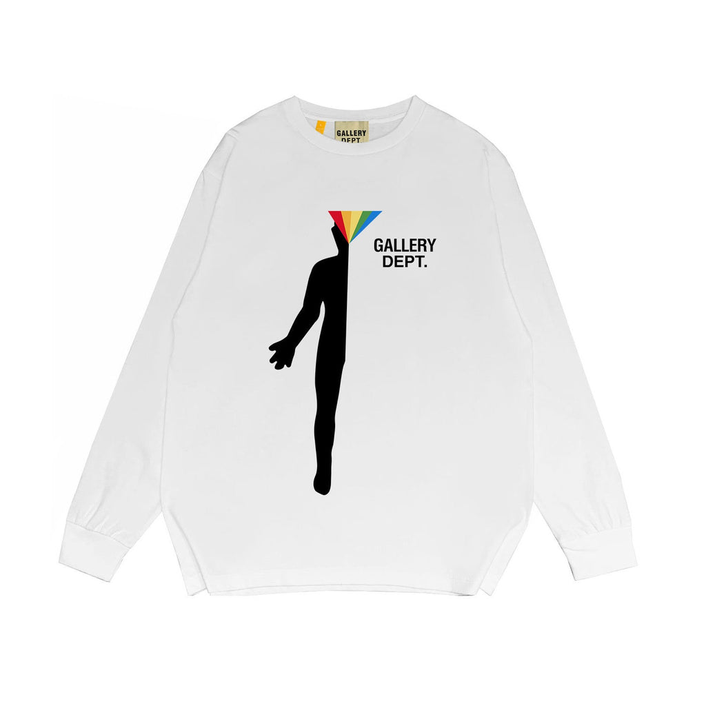 Gallery Dept Long Sleeved Shirt Fashion Brand Long Sleeve Long-Sleeved T-shirt Blouse