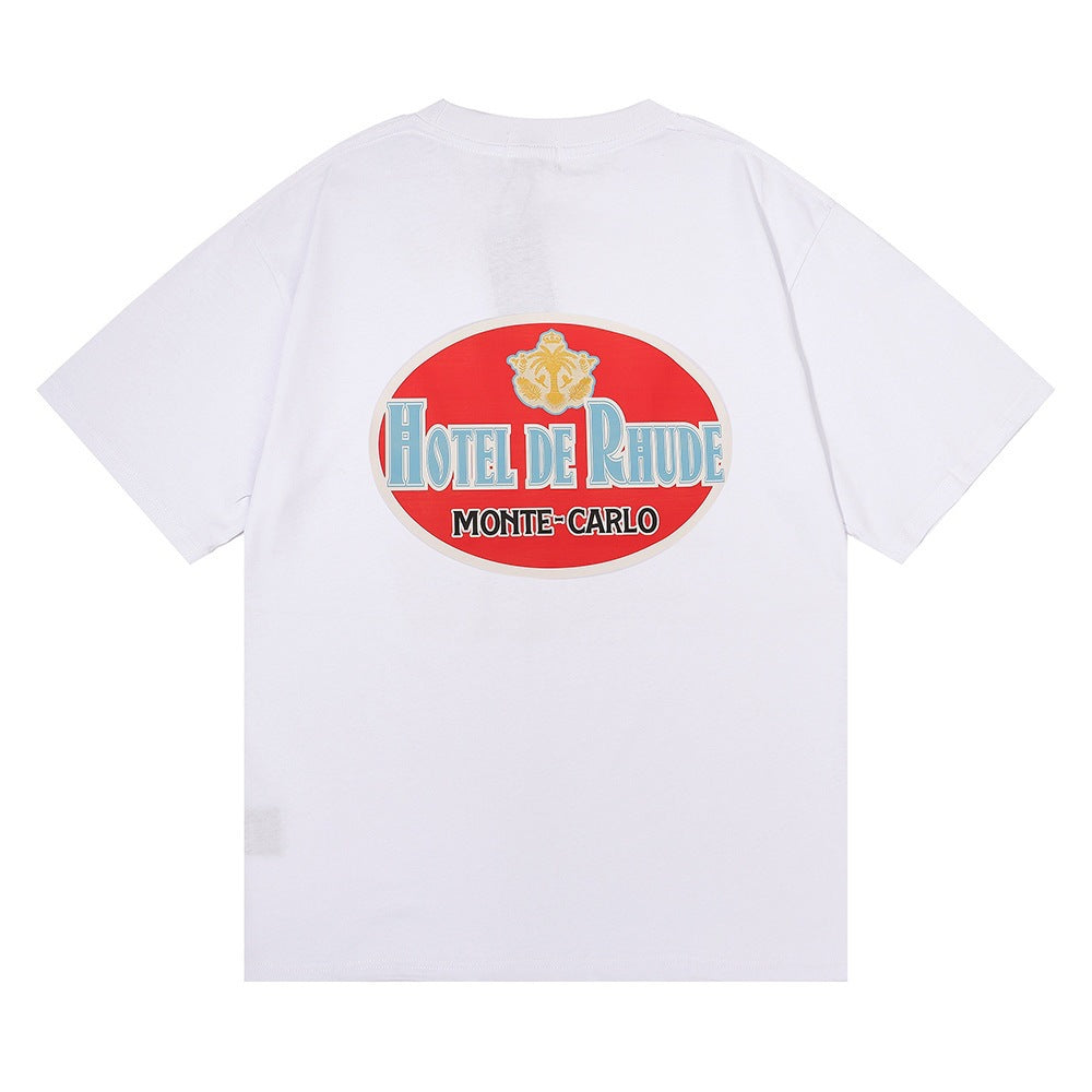 Rhude T-shirt Short Sleeve T-shirt Loose
