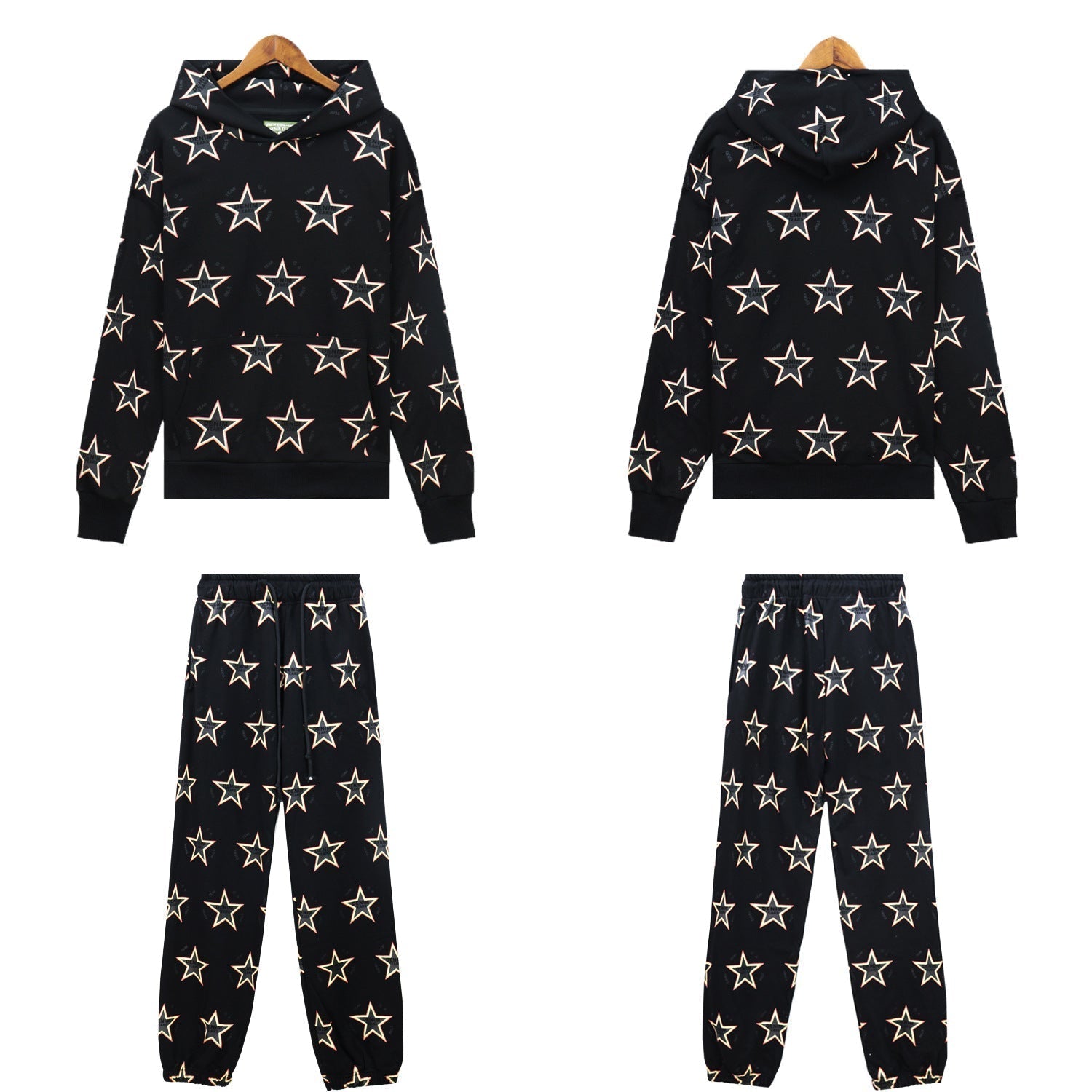 Denim Tears Men's Outfit: Hoodie/Pants (Separate Purchase Options)