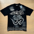 Hellstar T-shirts Washed Aging Process