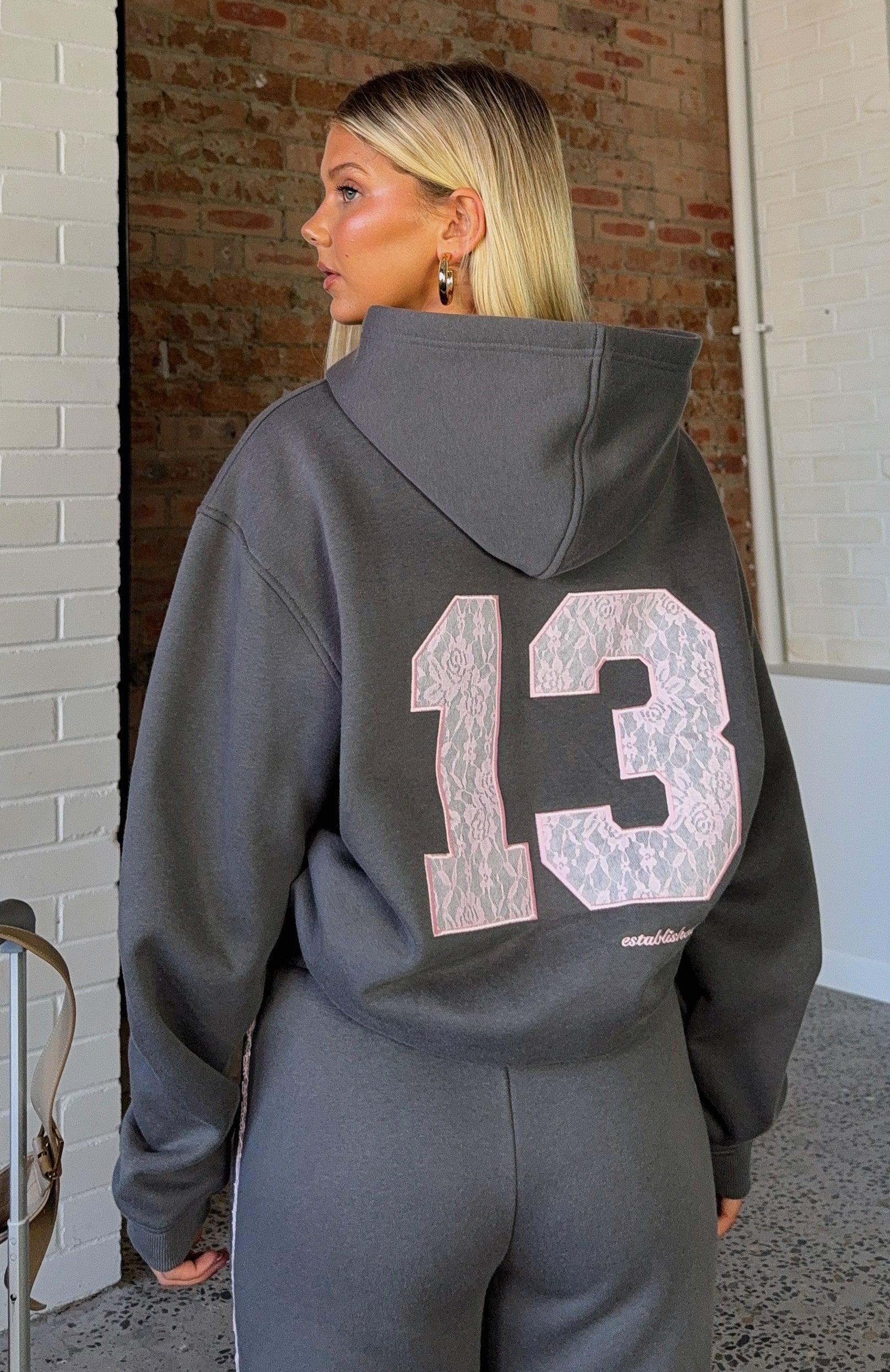 Gave You Everything Oversized Hoodie Volcanic